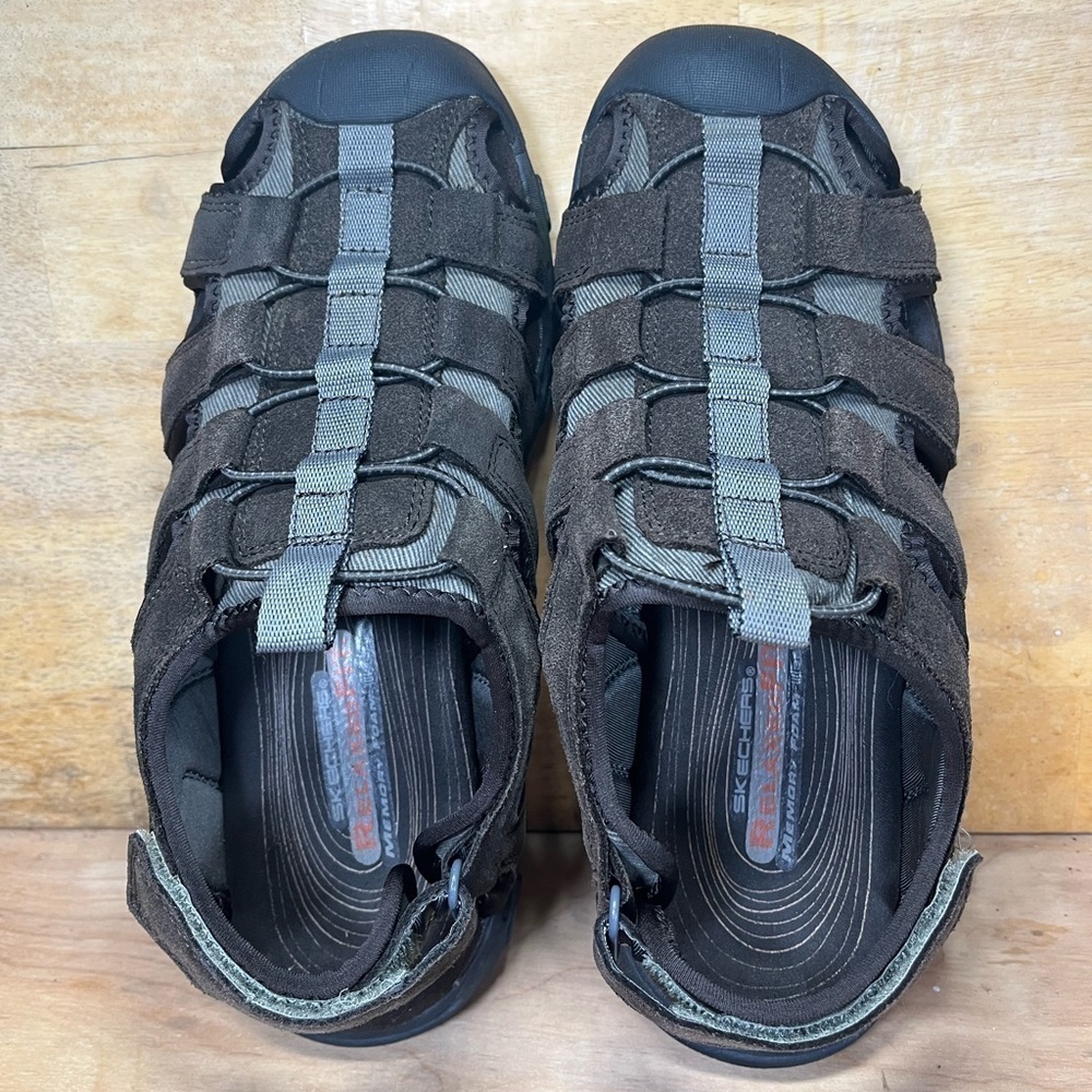 Skechers Selmo Fisherman Womens Size 10.5 Sandal Shoe Brown SN 64641 - Picture 6 of 8